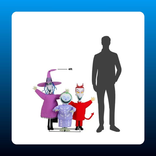 Animatronic Trick or Treat Trio Prop