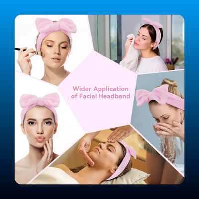 Women's Fabric Headbands Clouds Design Accessory Kit