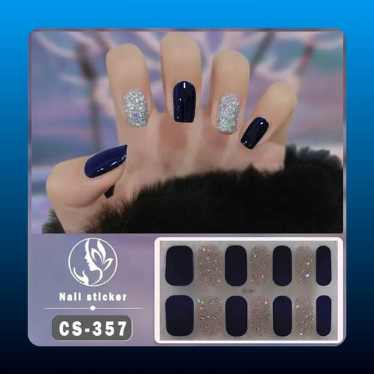 Semi Cured Gel Nail Strips (48 Piece)