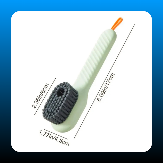 Shoe Brush with Liquid Holder