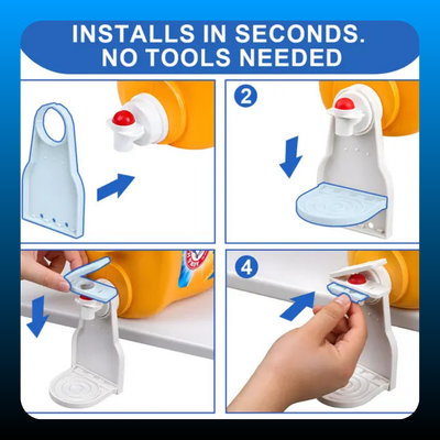 Laundry Detergent Dispenser Cup Holder (2 Pack)