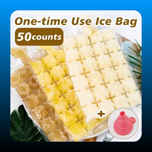 50 Counts Self-Seal Ice Cube Bags
