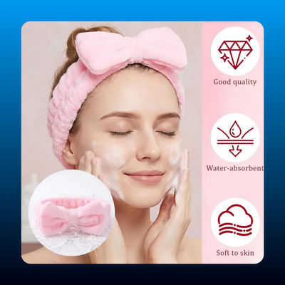 Women's Fabric Headbands Clouds Design Accessory Kit