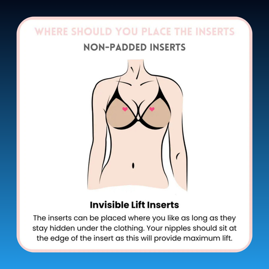 Invisible Adhesive Lift Pads Bra for Added Volume