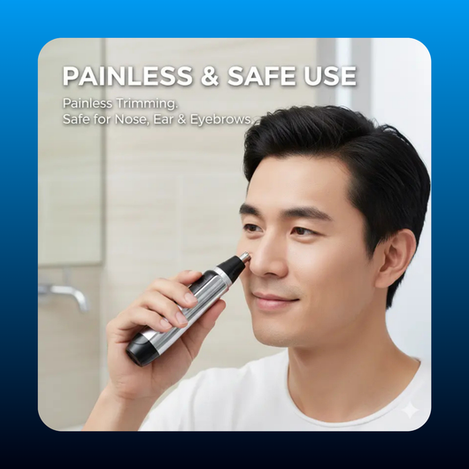 Painless Nose Hair Trimmer Clipper