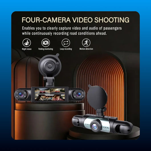 Four Camera Dash Cam Recorder