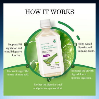 Pure Inner Leaf Aloe Vera Juice Gut and Immune Support