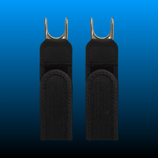 Metal Buckleless Hook Elastic Belts (2 Pack)