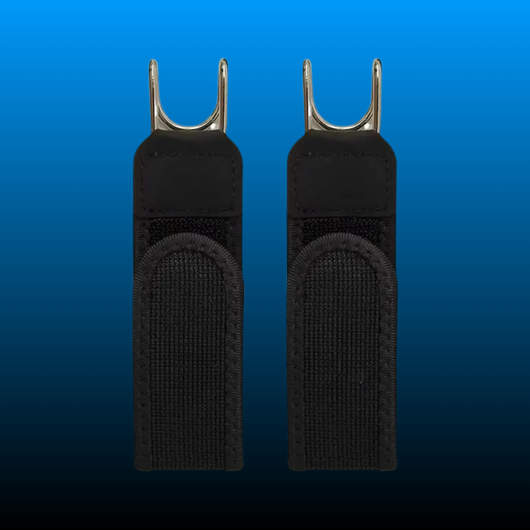 Metal Buckleless Hook Elastic Belts (2 Pack)