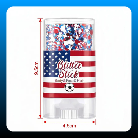 4th of July Face and Body Glitter Stick