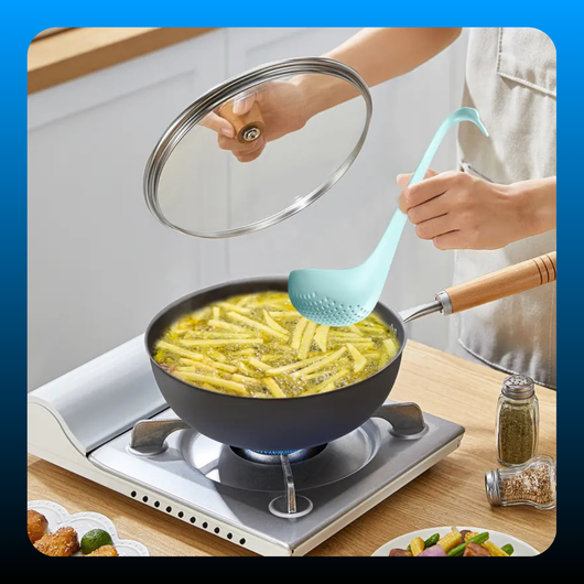 Whale-Shaped 2-in-1 Soup Ladle and Colander Set