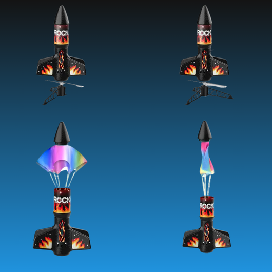 Self Launching Rocket Toy