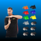 12-Pack Sports Whistles with Black Lanyards