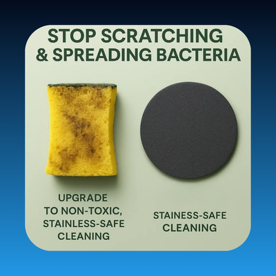 Cuttable Dual-Action Cleaning Sponge (3 Pack)