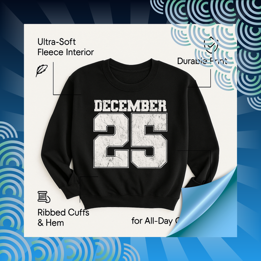 Retro Christmas Crewneck Sweatshirt