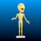 Animatronic Grey Alien Visitor Prop