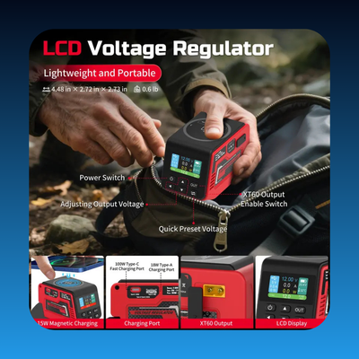 Portable Adjustable Voltage Regulator