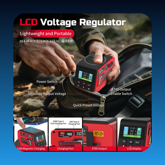 Portable Adjustable Voltage Regulator