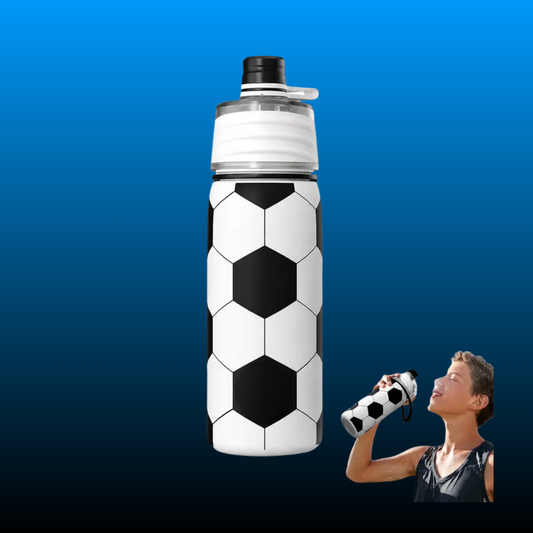 2-in-1 Mist and Sip Stainless Steel Sports Bottle