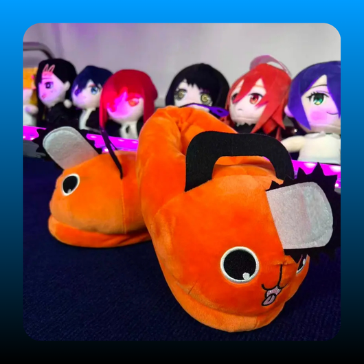 Anime Plush Slippers Freesize