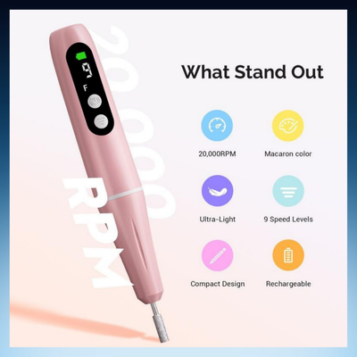 Rechargeable Nail Drill Kit