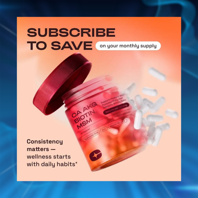 Ca-AKG Skin, Hair & Nails Support Capsules