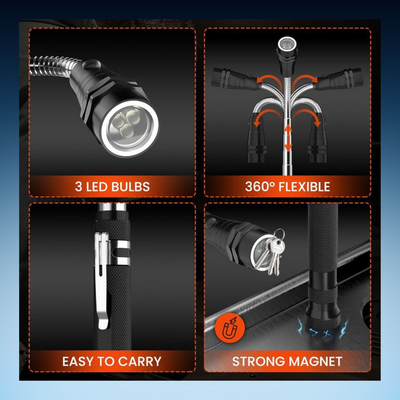 LED Magnetic Pickup Tool