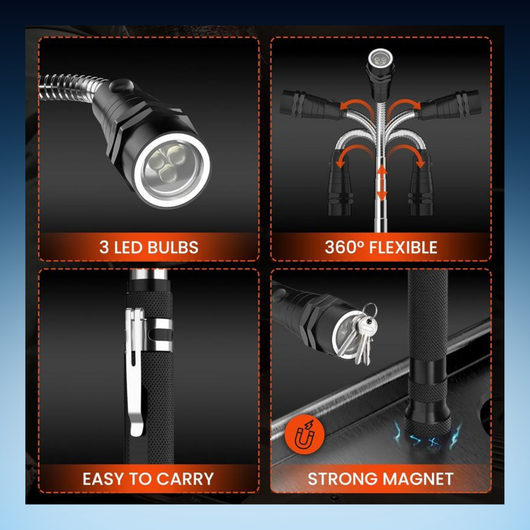 LED Magnetic Pickup Tool