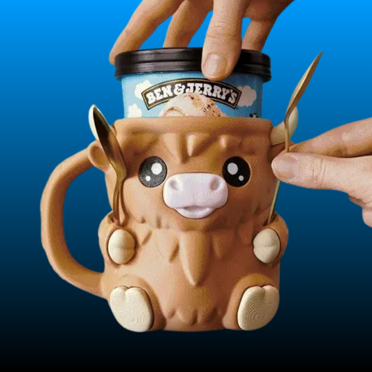 Cow Ice Cream Pint Holder