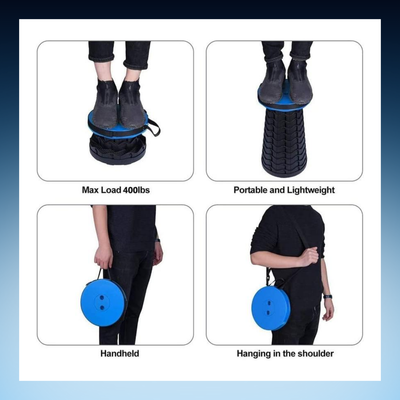 Adjustable Collapsible Stool