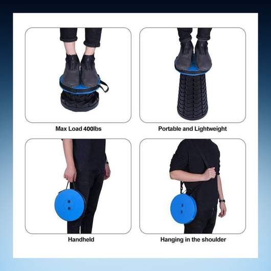 Adjustable Collapsible Stool