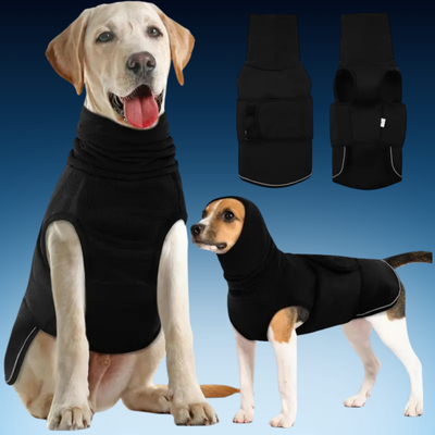 Calming Dog Hoodie Vest with Noise-Reducing Ear Cover