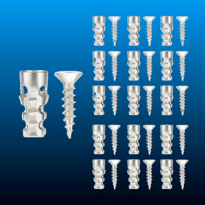 Expansion Screw and Wall Anchor Set