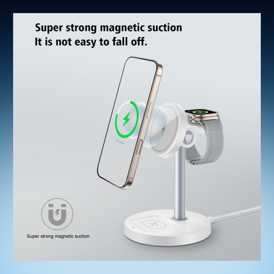 3-in-1 Magnetic Wireless Charging Station