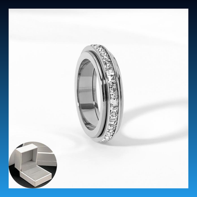 Titanium Steel Spinner Ring