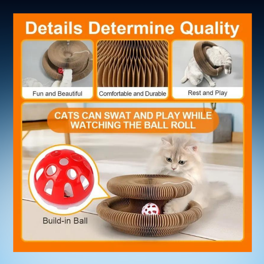 Deformable Magnetic Cat Scratch Board