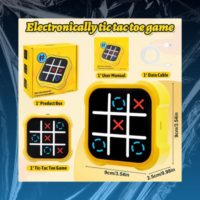 Portable Handheld Tic Tac Toe Game Console