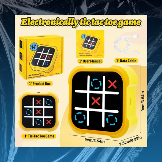 Portable Handheld Tic Tac Toe Game Console