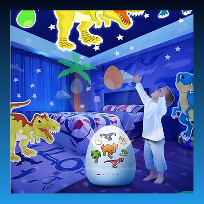 Dinosaur Egg Night Light Projector for Kids