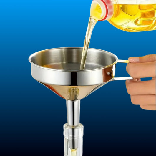 Stainless Funnel with Removable Filter