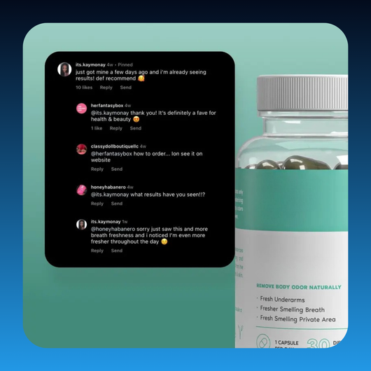 Chlorophyll Pill For Body Odor, Detox & Skin