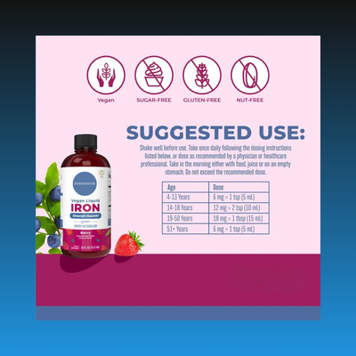 Vegan Liquid Iron Supplement