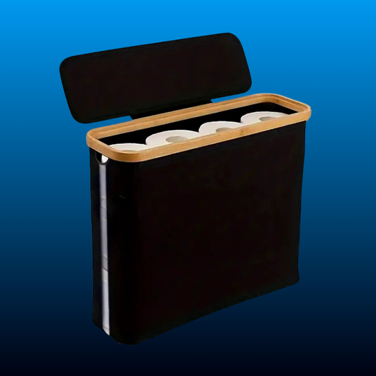 Toilet Paper Holder with Lid