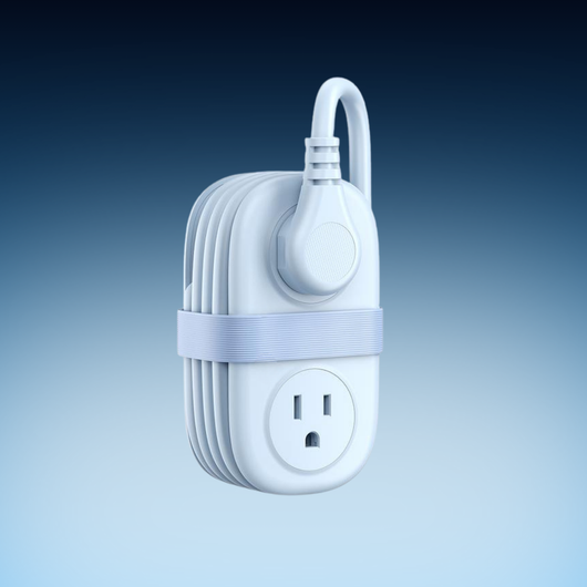 Portable Travel Power Strip with USB