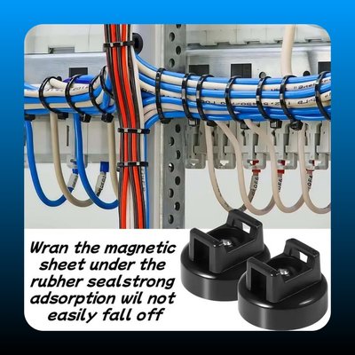 Heavy-Duty Magnetic Cable Tie Mounts