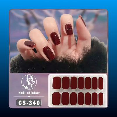 Semi Cured Gel Nail Strips (48 Piece)