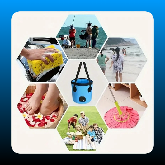 20L Portable Folding Water Storage Bucket