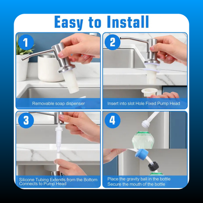 Dish Soap Dispenser for Kitchen Sink