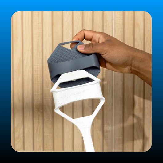 Back Scrubber Attachment For Silicone Body Scrubber
