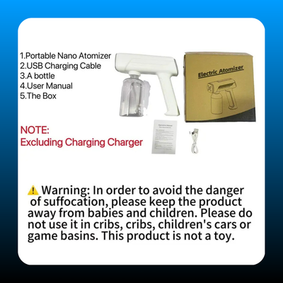 USB Rechargeable Nano Blue Light Sprayer